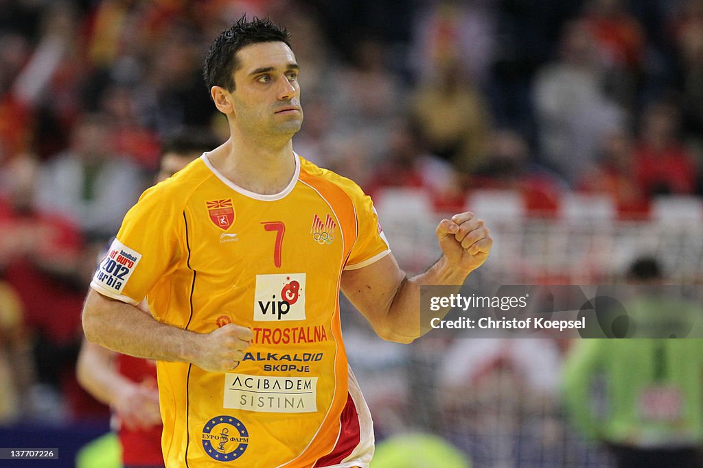 Serbia v Macedonia - Men's European Handball Championship 2012