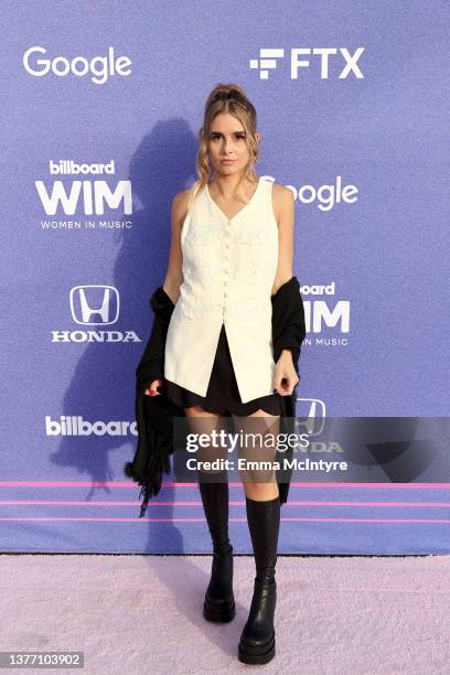 Carly Rose Sonenclar attends Billboard Women in Music 2022 at YouTube Theater on March 02, 2022 in Inglewood, California.