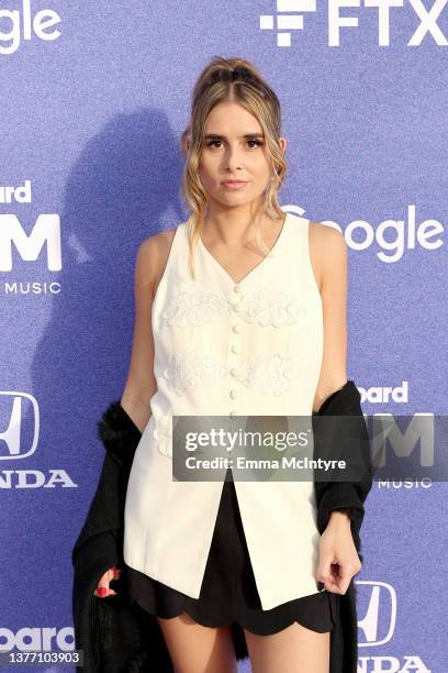 Carly Rose Sonenclar attends Billboard Women in Music 2022 at YouTube Theater on March 02, 2022 in Inglewood, California.