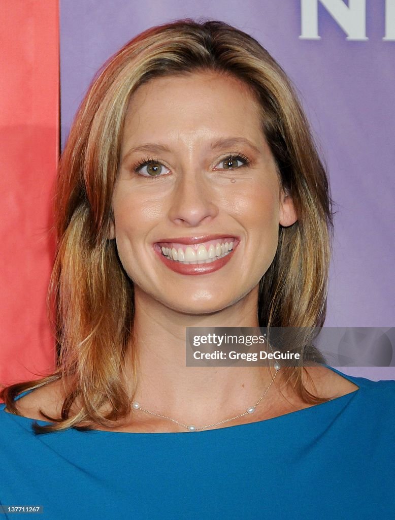 Stephanie Abrams arrives for the NBC Universal TCA Press Party at the