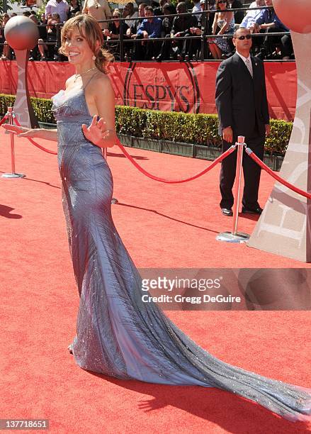 Hannah Storm arrives at the 2010 ESPY Awards at the Nokia Theatre L.A. Live on July 14, 2010 in Los Angeles, California.