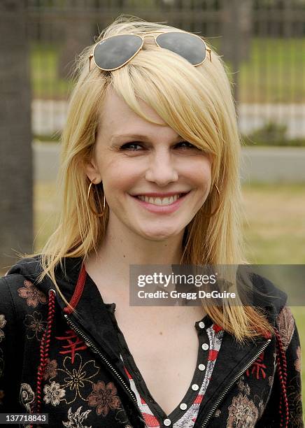 Kathryn Morris arrives at the 21st Annual A Time For Heroes Celebrity Picnic sponsored by Disney to benefit The Elizabeth Glaser Pediatric AIDS...