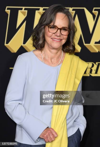 Sally Field attends the premiere of HBO's "Winning Time: The Rise Of The Lakers Dynasty" at The Theatre at Ace Hotel on March 02, 2022 in Los...