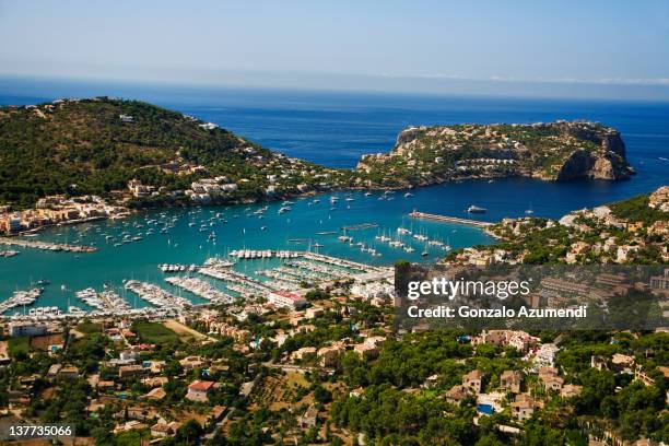 aerial view. - andraitx photos et images de collection