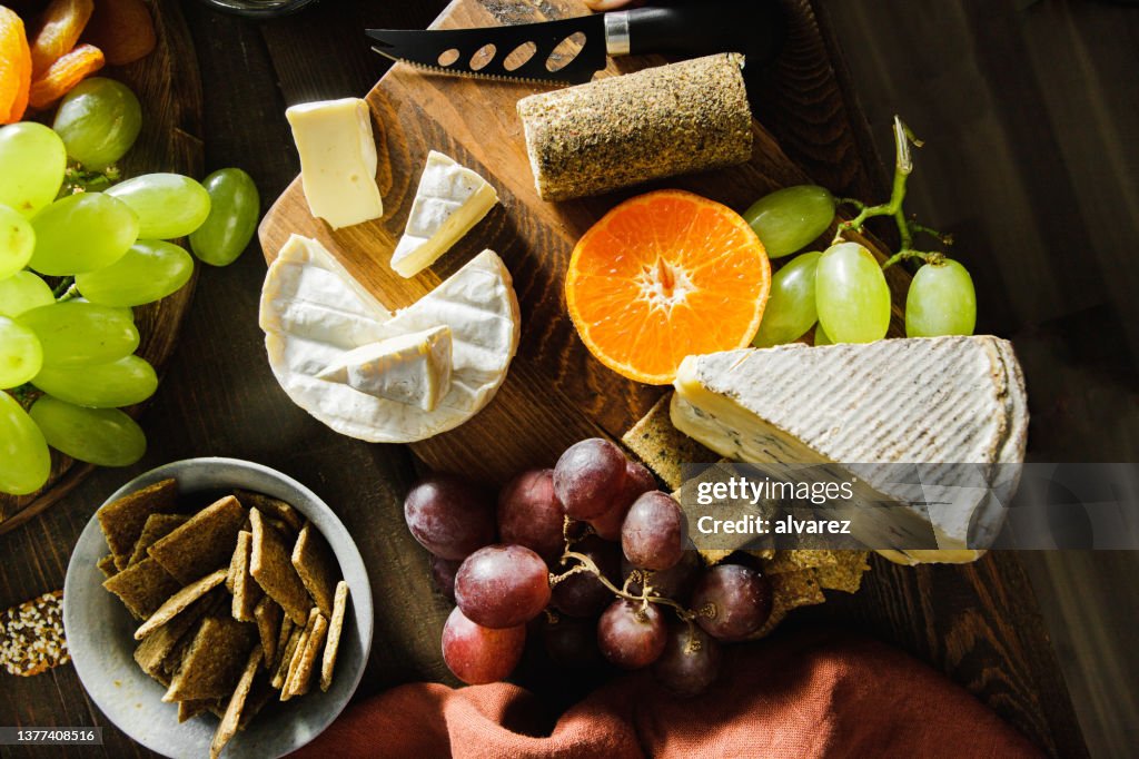 Delicious appetizer on table