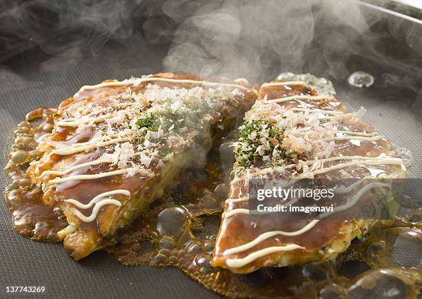 okonomiyaki - okonomiyaki 個照片及圖片檔