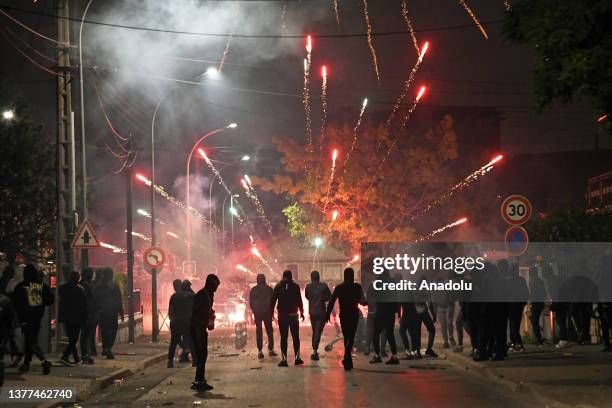 Clashes between police and protestors continue after the death of 17-year-old Nahel, who was shot in the chest by police in Nanterre on June 27, in...