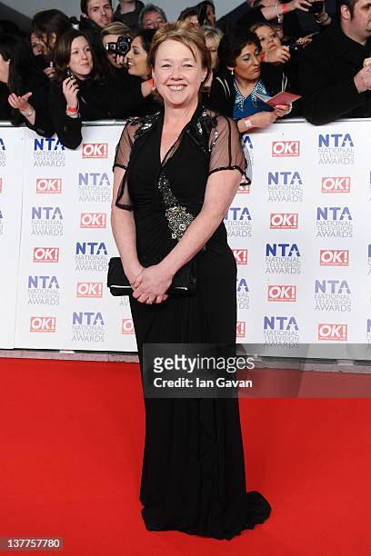 Pauline Quirke attends the National Television Awards 2012 at the 02 Arena on January 25, 2012 in London, England.