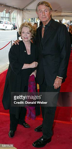 Actress Shirley Douglas and director Joel Schumacher attend the gala screening of "Phone Booth" during the 27th Annual Toronto International Film...