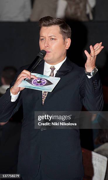 Brian Dowling at eviction night at the Celebrity Big Brother house at Elstree Studios on January 25, 2012 in Borehamwood, England.