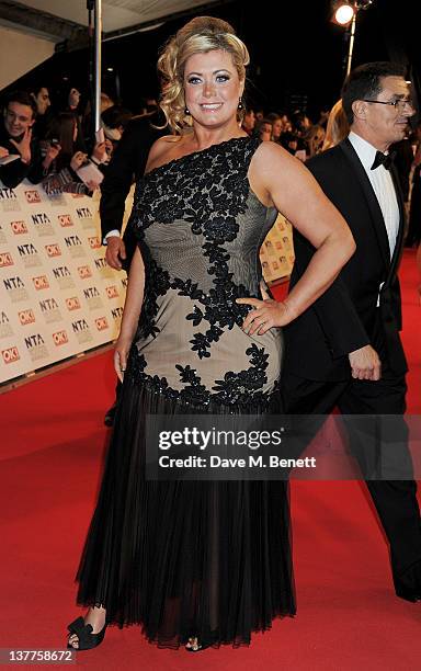 Gemma Collins attends the National Television Awards 2012 at the O2 Arena on January 25, 2012 in London, England.
