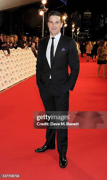 Gethin Jones attends the National Television Awards 2012 at the O2 Arena on January 25, 2012 in London, England.