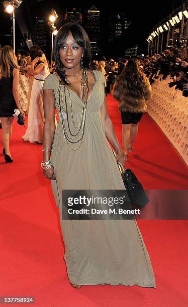 Diane Parish attends the National Television Awards 2012 at the O2 Arena on January 25, 2012 in London, England.