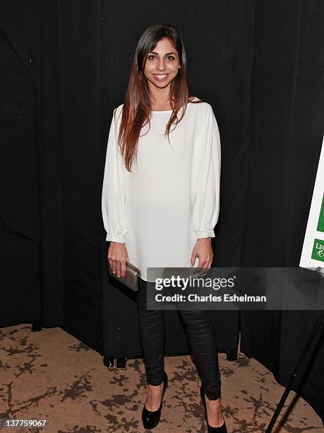 Jessica Namath attends the premiere of "Namath" at the HBO Theater on January 25, 2012 in New York City.