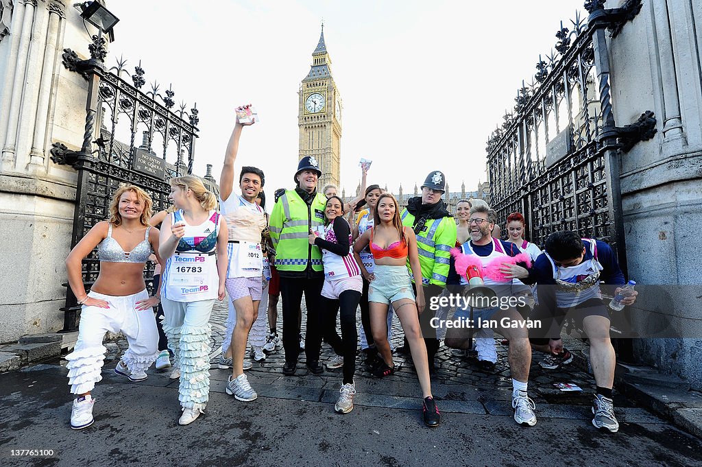 Team Pants And Bra Hit The Streets Of London