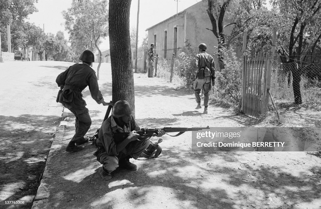 FLN ALN Troops Of Wilayah 4 Marching On Algiers In 1962