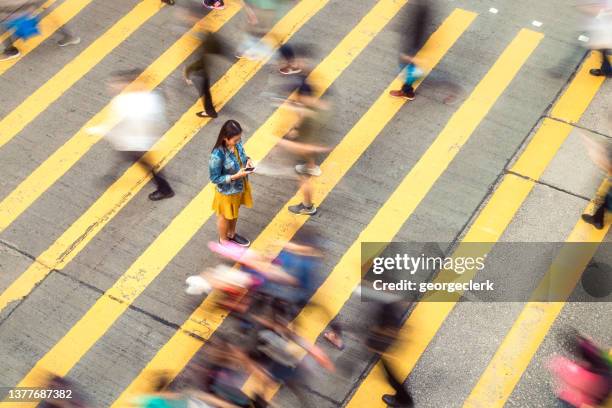 moment in time - long exposure crowd stock pictures, royalty-free photos & images