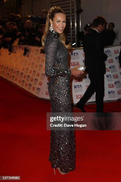 Elle Macpherson attends the National Television Awards 2012 at The O2 Arena on January 25th, 2012 in London, United Kingdom.