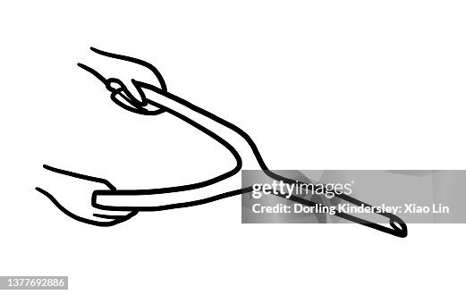 Dowsing Rod Drawing Water Dowsing Rod Illustration High-Res Vector Graphic - Getty Images