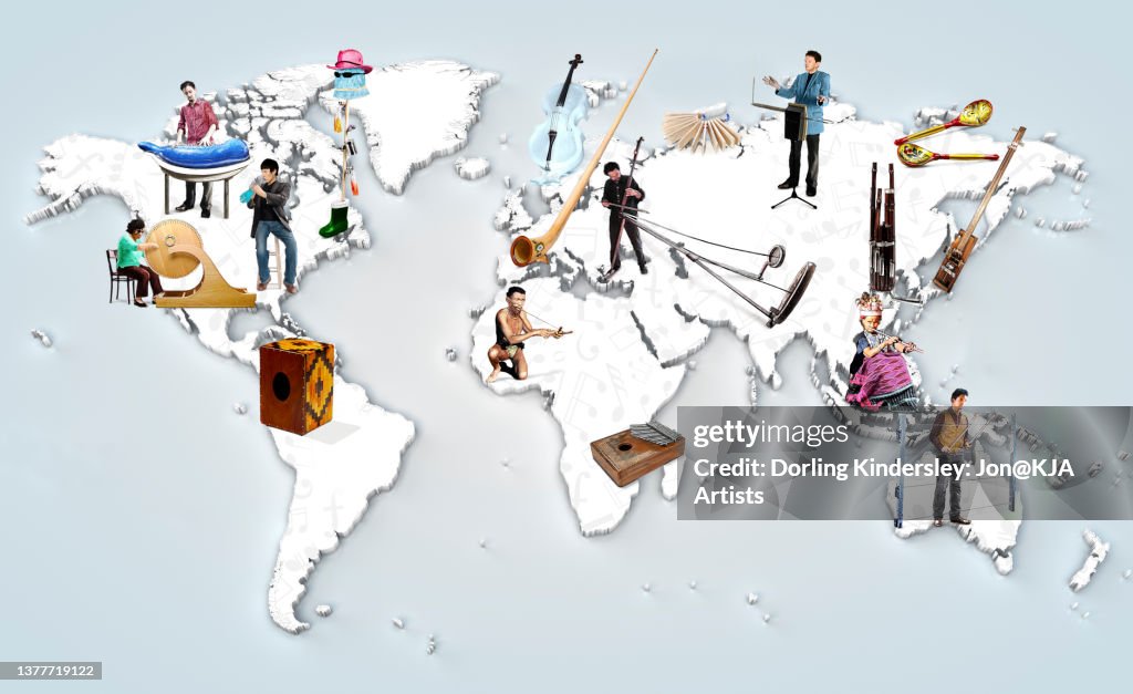 Offbeat Instruments artworks and basemap