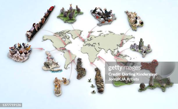 Island Of Basemap And Artworks High-Res Vector Graphic