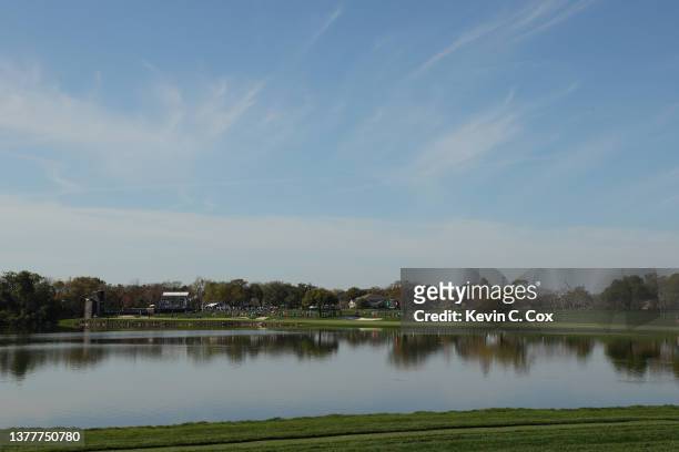 General view of the sixth hole during the first round of the Arnold Palmer Invitational presented by Mastercard at Arnold Palmer Bay Hill Golf Course...