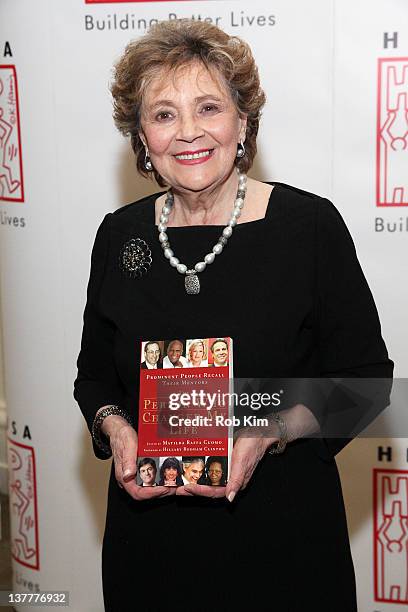 Matilda Raffa Cuomo attends the "The Person Who Changed My Life: Prominent People Recall Their Mentors" book launch party at the New York Historical...