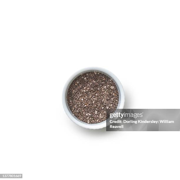 chia seeds - chia seed stock pictures, royalty-free photos & images