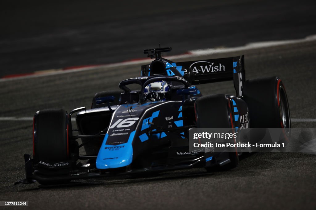 Formula 2 Testing in Bahrain - Day Two