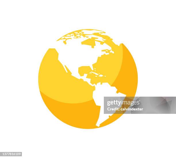 planet earth illustration - world map transparent background stock illustrations