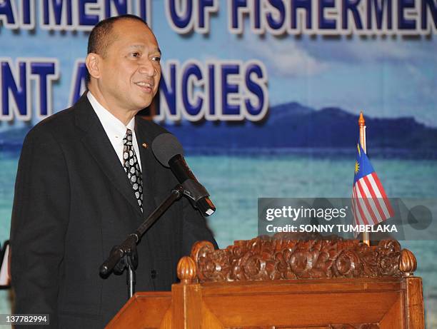 Malaysia's minister in the Prime Minister's Department Mohamed Nazri Abdul Aziz and Indonesian Coordinating Minister for Politics, Law and Security...