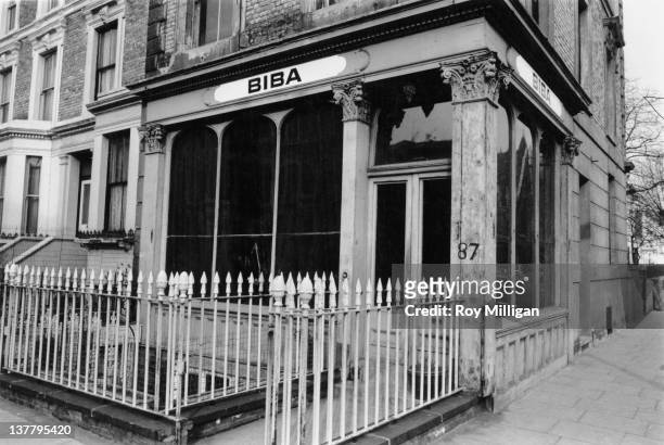 The Biba boutique in Abingdon Road, Kensington, London, 4th March 1965.