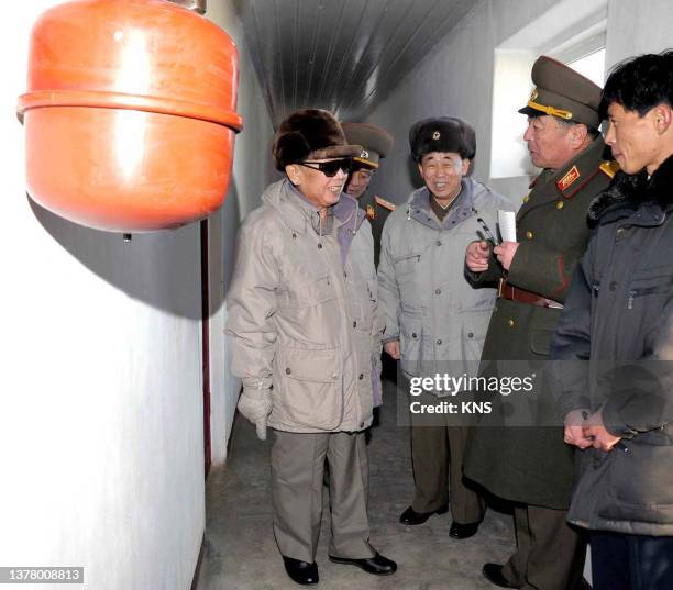 This undated picture released from North Korea's official Korean Central News Agency on January 13, 2010 shows North Korean leader Kim Jong Il...