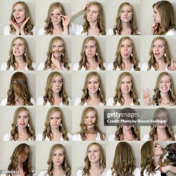 faces - facial expressions series stock pictures, royalty-free photos & images