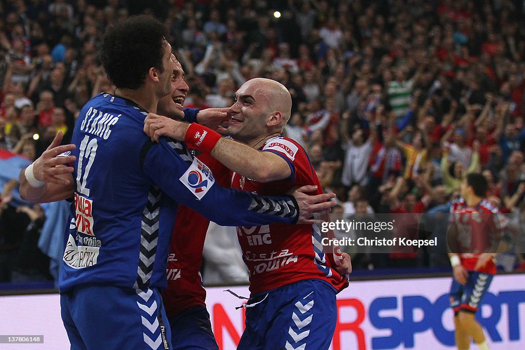 Serbia v Croatia - Semifinal: Men's European Handball Championship 2012