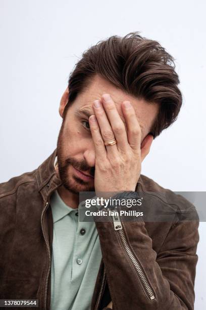 Actor Tom Riley is photographed for Da Man Magazine on March 6, 2021 in Los Angeles, California. PUBLISHED IMAGE.