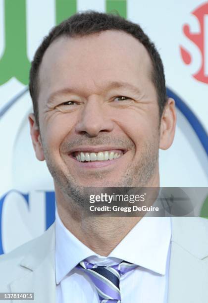 Donnie Wahlberg arrives at the CBS, The CW, Showtime Summer Press Tour Party held at The Tent on July 28, 2010 in Beverly Hills, California.