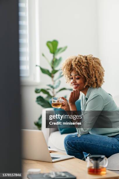 Computer Chair Drinking Tea 628 Hot Tea Laptop Stock Photos, High-Res Pictures, and Images - Getty ...
