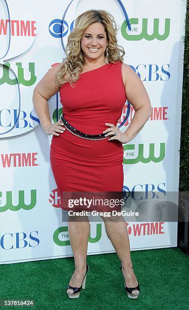 Marissa Jaret Winokur arrives at the CBS, The CW, Showtime Summer Press Tour Party held at The Tent on July 28, 2010 in Beverly Hills, California.
