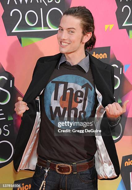 Jackson Rathbone attends Nickelodeon's 23rd Annual Kids' Choice Awards held at Pauley Pavilion at UCLA on March 27, 2010 in Los Angeles, California.