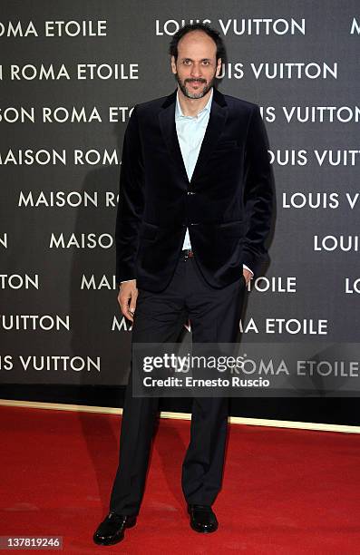 Luca Guadagnino attends the 'Maison Louis Vuitton Roma Etoile' Opening Party at Ex Istituto Geologico on January 27, 2012 in Rome, Italy.