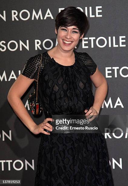 Diane Fleri attends the 'Maison Louis Vuitton Roma Etoile' Opening Party at Ex Istituto Geologico on January 27, 2012 in Rome, Italy.