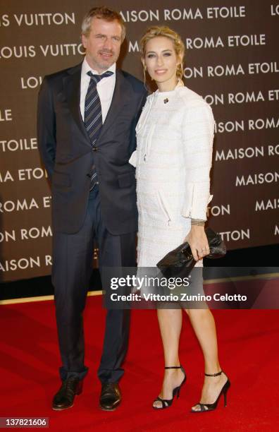 Guests attend the 'Maison Louis Vuitton Roma Etoile' Opening Party on January 27, 2012 in Rome, Italy.