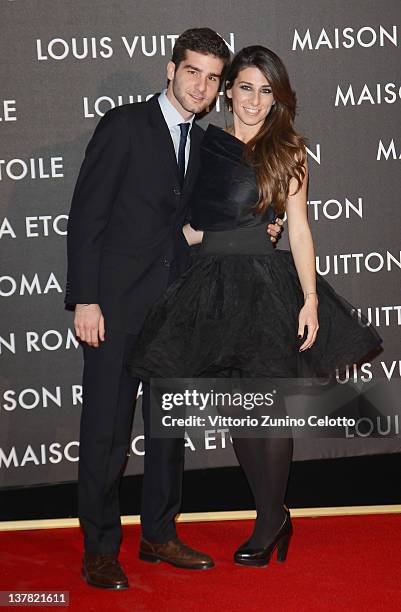 Guests attend the 'Maison Louis Vuitton Roma Etoile' Opening Party on January 27, 2012 in Rome, Italy.