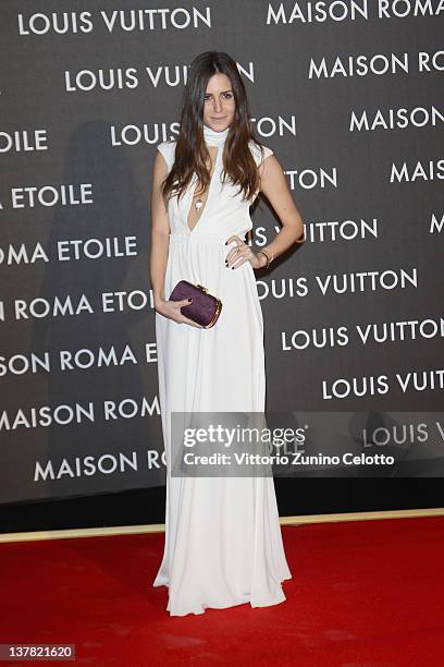 Guest attends the 'Maison Louis Vuitton Roma Etoile' Opening Party on January 27, 2012 in Rome, Italy.