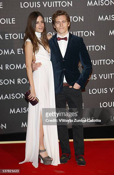 Guests attend the 'Maison Louis Vuitton Roma Etoile' Opening Party on January 27, 2012 in Rome, Italy.