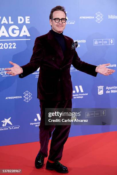 Joaquin Reyes attends the Malaga Film Festival 2022 presentation at the Rosewood Villa Magna Hotel on March 03, 2022 in Madrid, Spain.