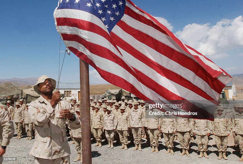 Troops Observe September 11 In Afghanistan