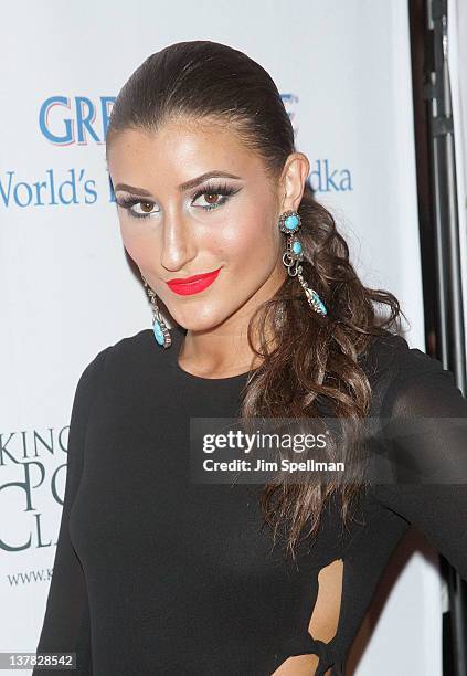 Nicole Volynets attends Maksim Chmerkovskiy's Ballroom Birthday Bash at the Hammerstein Ballroom on January 27, 2012 in New York City.