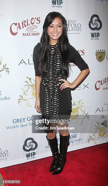 Gaby Borromeo attends Maksim Chmerkovskiy's Ballroom Birthday Bash at the Hammerstein Ballroom on January 27, 2012 in New York City.